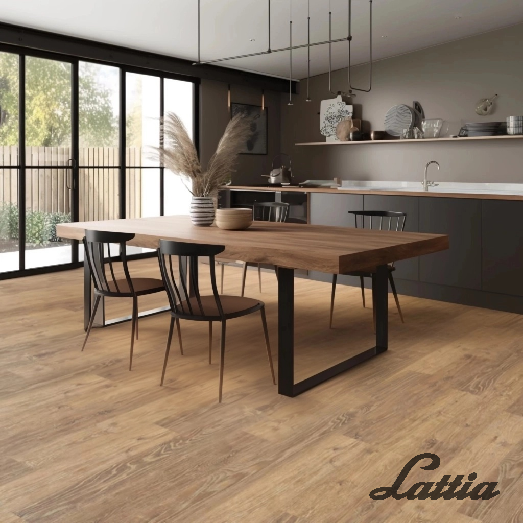 Lattia Forssa Rustic Oak Plank Glue Down LVT