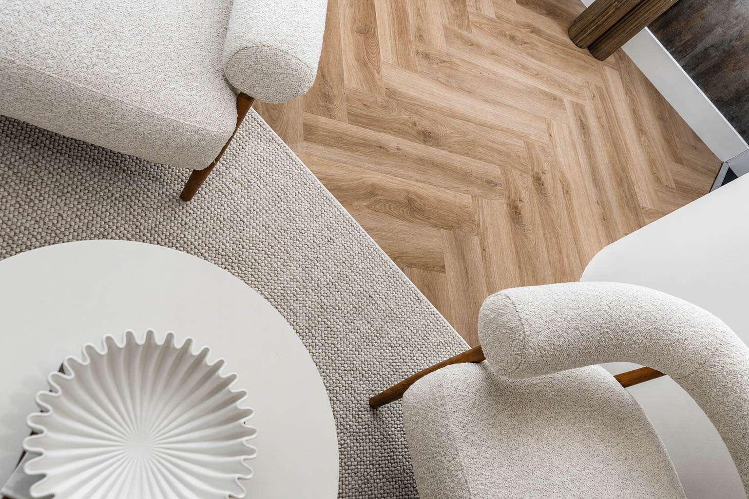 Lattia Piana Auburn Oak LPLP0001 Large Parquet Glue Down LVT Flooring