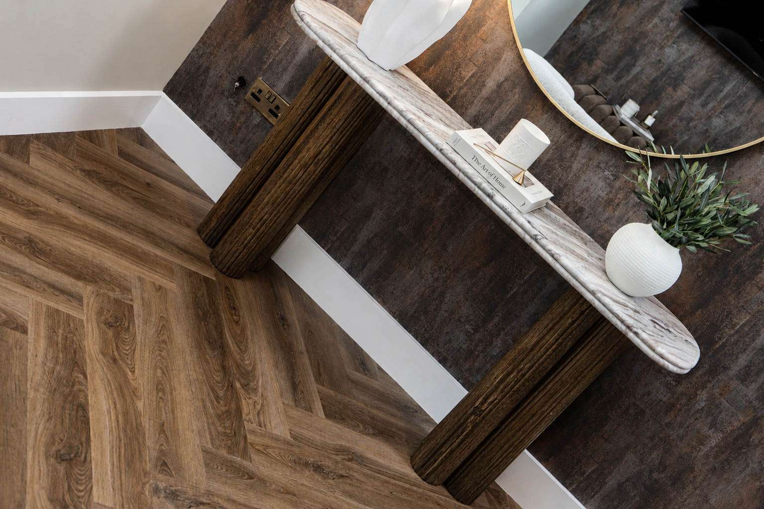 Lattia Piana Auburn Oak LPLP0001 Large Parquet Glue Down LVT Flooring