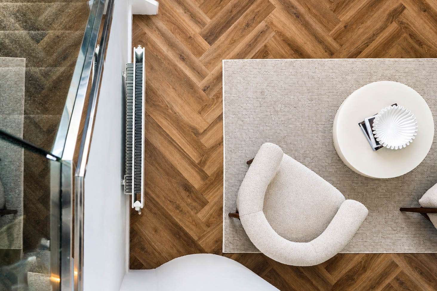 Lattia Piana Auburn Oak LPLP0001 Large Parquet Glue Down LVT Flooring