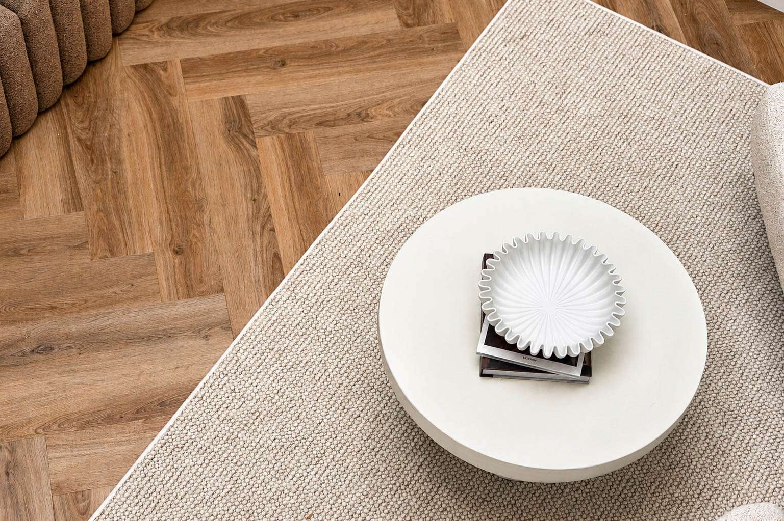 Lattia Piana Auburn Oak LPLP0001 Large Parquet Glue Down LVT Flooring