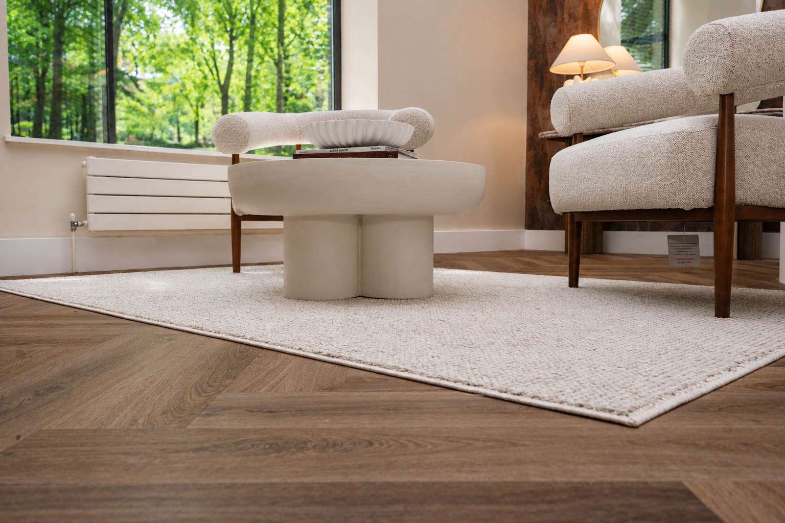 Lattia Piana Auburn Oak LPLP0001 Large Parquet Glue Down LVT Flooring
