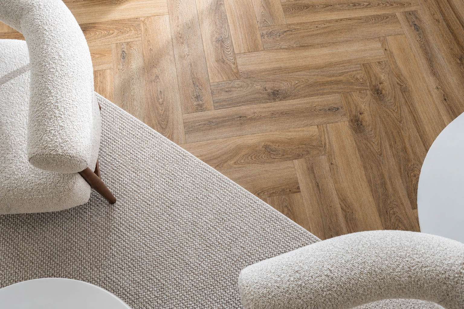 Lattia Piana Auburn Oak LPLP0001 Large Parquet Glue Down LVT Flooring