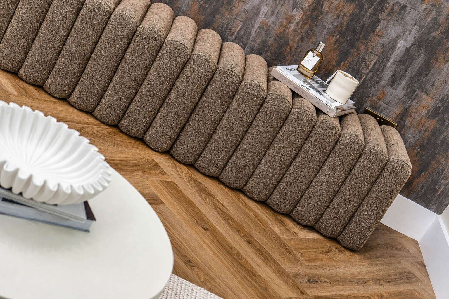 Lattia Piana Auburn Oak LPLP0001 Large Parquet Glue Down LVT Flooring