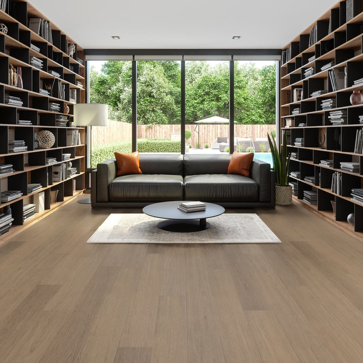 Nordikka Naturals Autumn Chestnut Plank LVT Glue Down Flooring