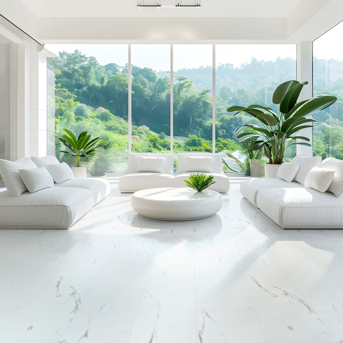 Nordikka Naturals Carrera Stone Tile LVT Glue Down Flooring