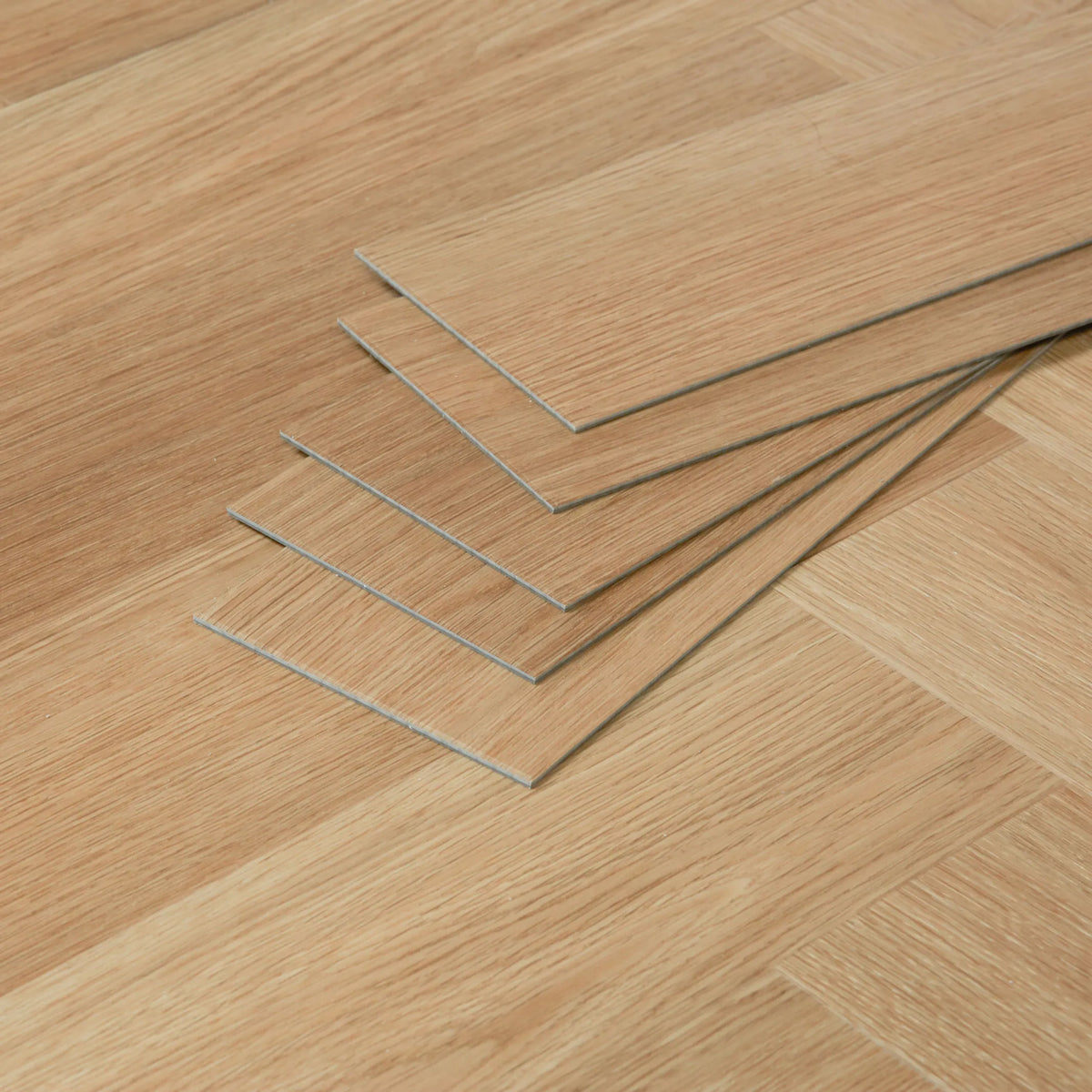 Nordikka Naturals Montana Oak Herringbone LVT Glue Down Flooring