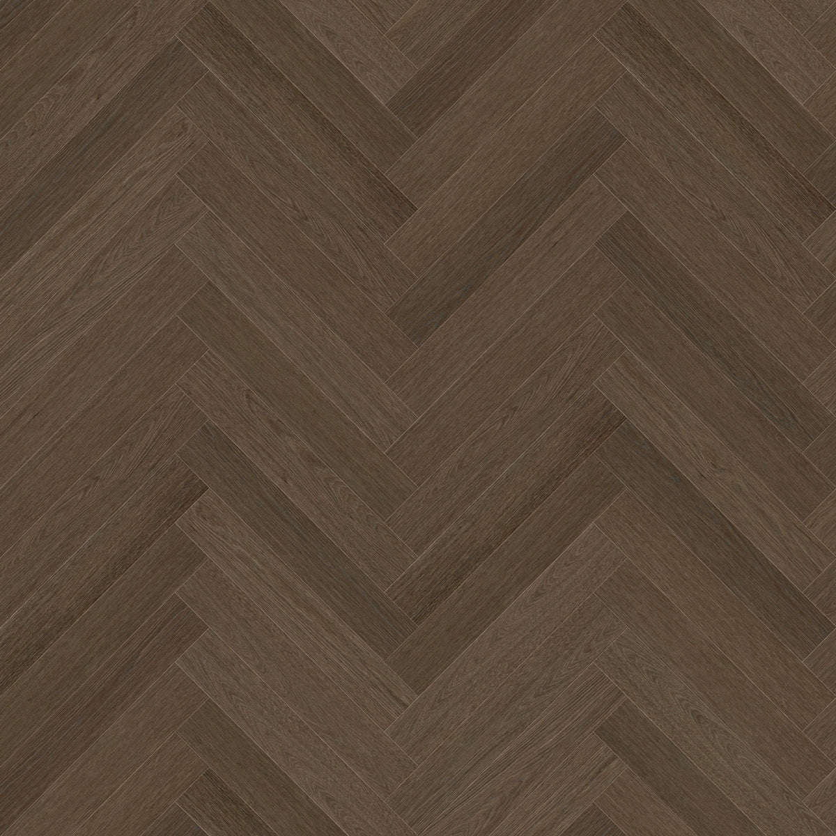 Nordikka Naturals Roasted Walnut Herringbone LVT Glue Down Flooring