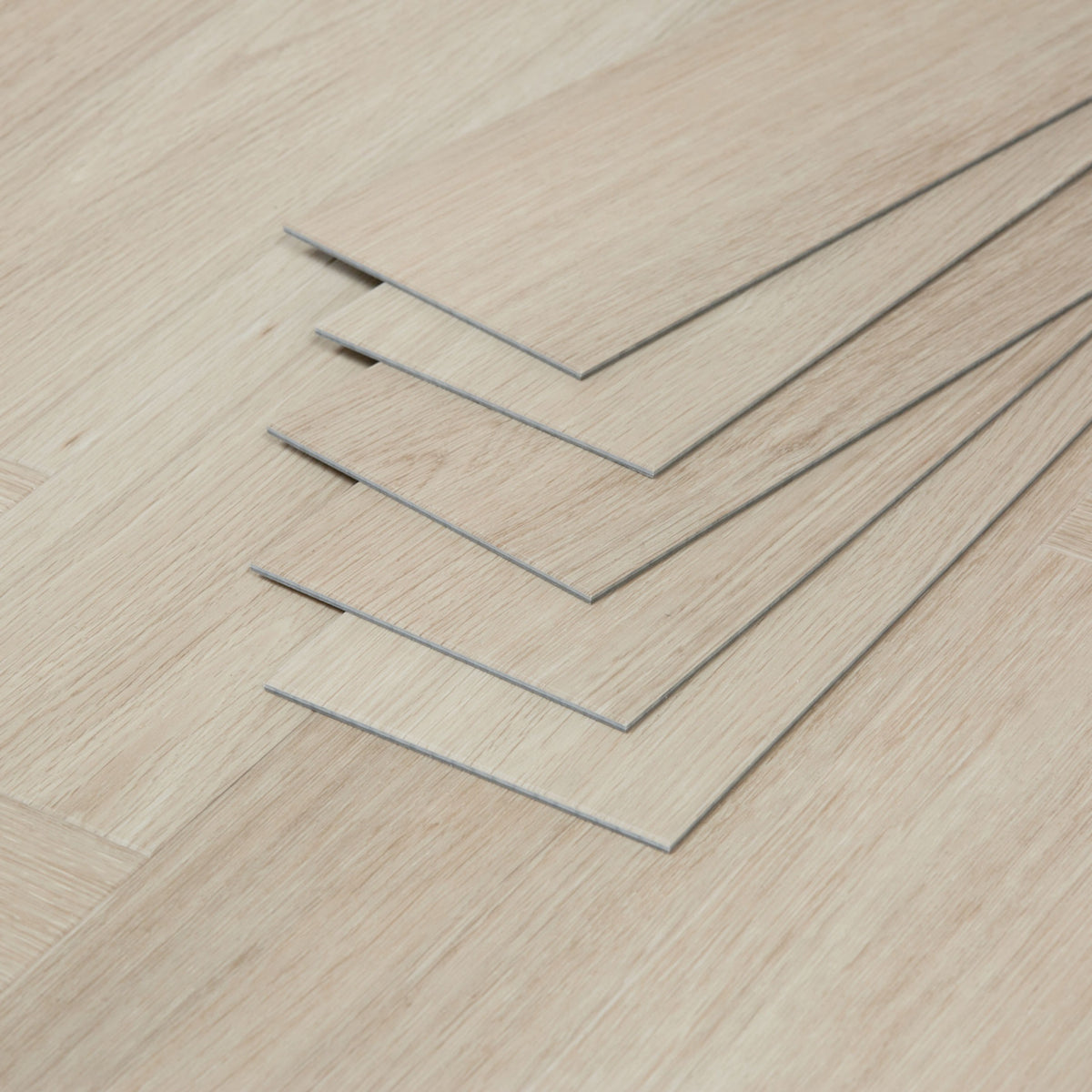 Nordikka Naturals Vermont Ash Herringbone LVT Glue Down Flooring