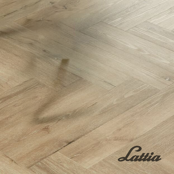 Lattia Vantaa Woodland Fir Herringbone Glue Down LVT Flooring