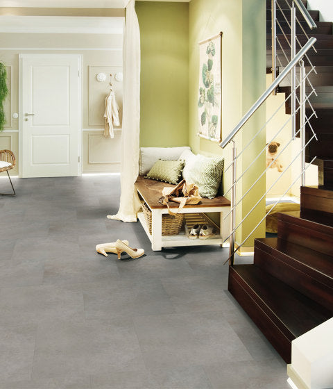 Project Floors Dark Stone Tile Glue Down LVT - TR582CP - Flooring Monster