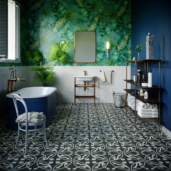 Invictus Maximus Victorian Treasure - Charcoal Glue Down LVT Flooring
