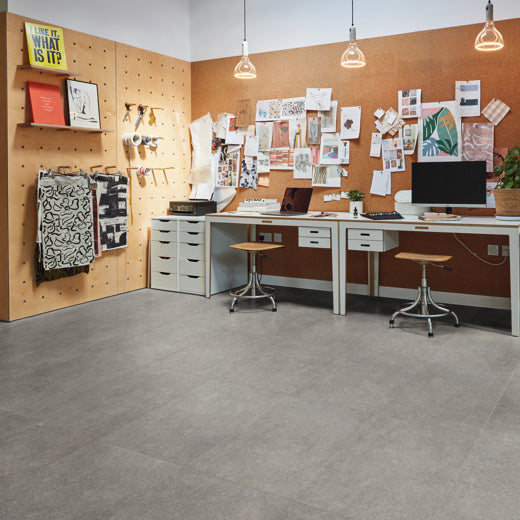 Karndean Art Select Cambric Stone LM46 Stone Tile Glue Down LVT Flooring
