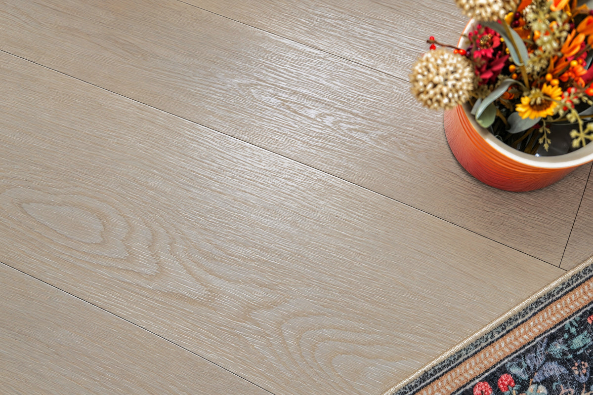 Daytona Linen Oak Plank glue down LVT flooring, photo 3