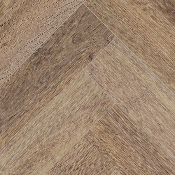 Invictus Maximus Click Cork Backing Highland Oak Parquet - Roasted Click SPC Flooring