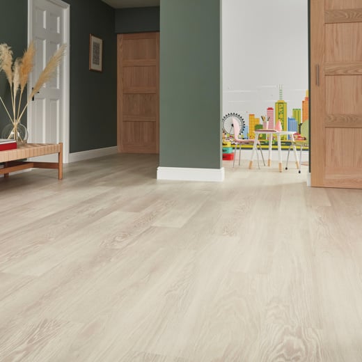 Karndean Knight Tile Nordic Limed Oak KP153 Plank Glue Down LVT Flooring