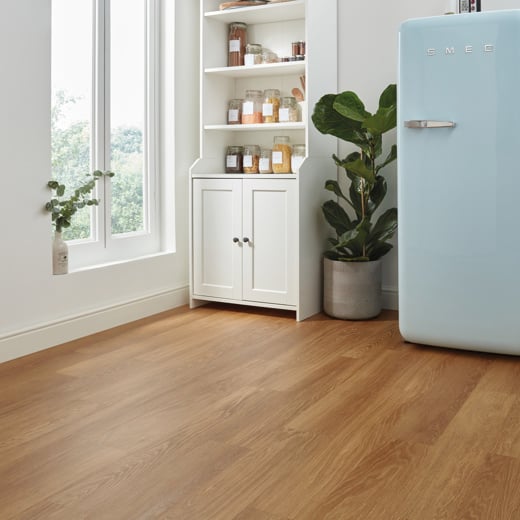Karndean Knight Tile Honey Limed Oak KP155 Plank Glue Down LVT Flooring