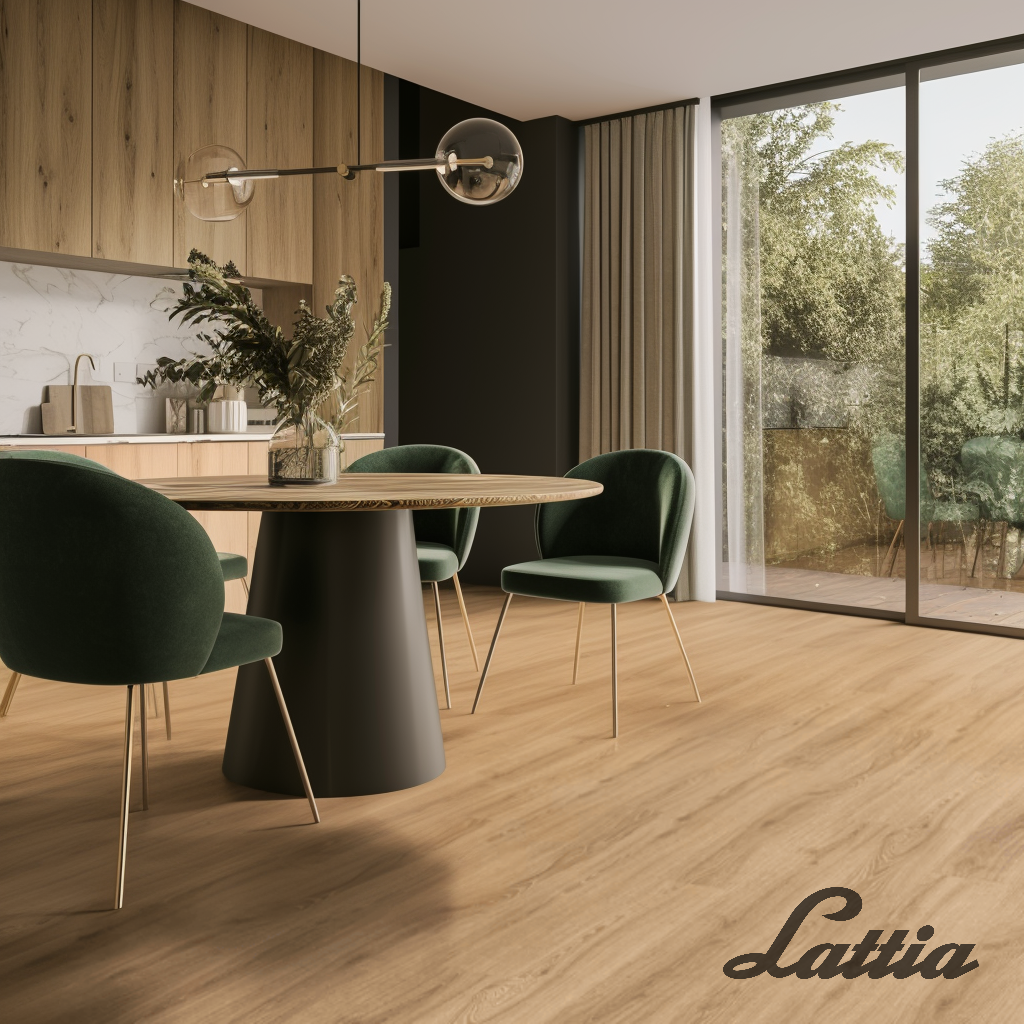 Lattia Forssa Honey Elm Plank Glue Down LVT