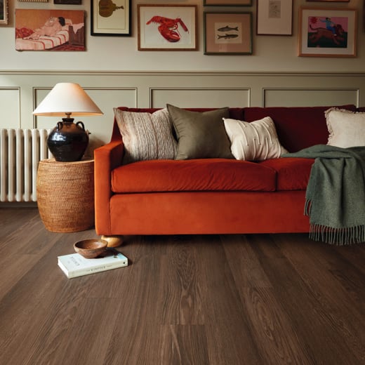 Karndean Knight Tile Nutmeg Limed Oak KP164 Plank Glue Down LVT Flooring