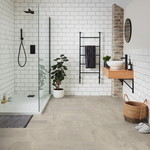 Karndean Knight Tile Honed Pebble Slate SCB-ST20-18 Rigid Core Stone Tile Click LVT Flooring