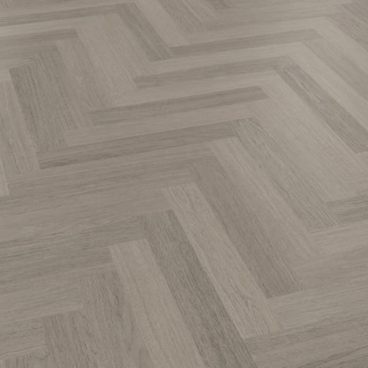 Karndean Knight Tile Grey Studio Oak SM-KP152 Herringbone Glue Down LVT Flooring
