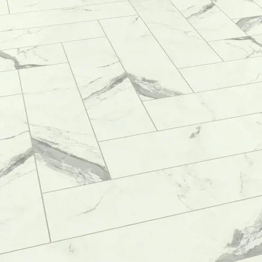 Karndean Van Gogh Palazzo Marble SM-VGT2413 Herringbone Glue Down LVT Flooring