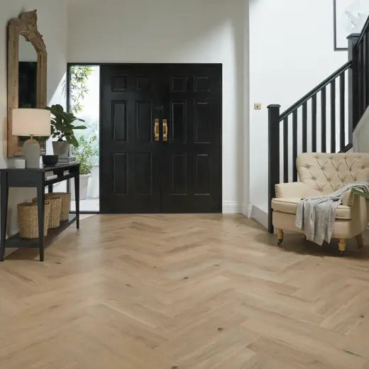 Karndean Van Gogh Canadian Urban Oak SM-VGW8116 Herringbone Glue Down LVT Flooring