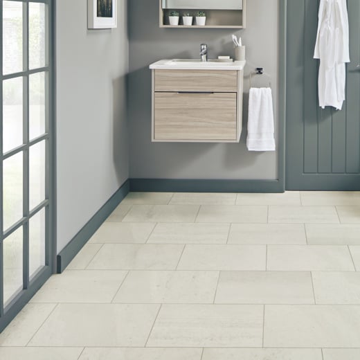 Karndean Knight Tile Honed Oyster Slate ST17 Stone Tile Glue Down LVT Flooring