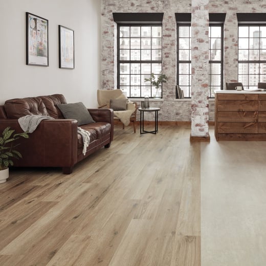 Karndean Knight Tile Washed Character Oak KP144 Plank Glue Down LVT Flooring