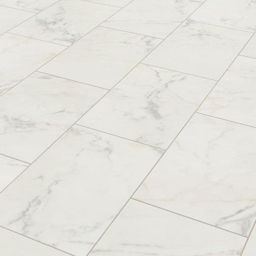 Karndean Knight Tile Glacial Marble ST27 Stone Tile Glue Down LVT Flooring