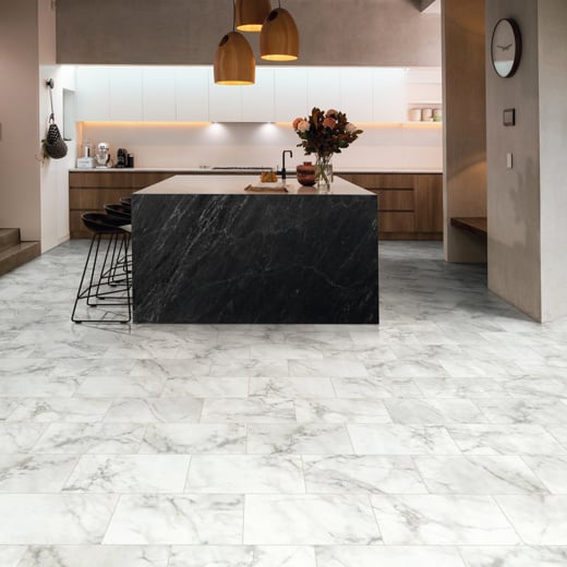 Karndean Knight Tile River Marble ST31 Stone Tile Glue Down LVT Flooring