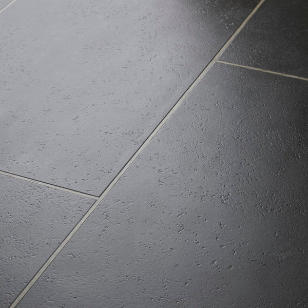 Textures Dark Slate TS04 Stone Tile Glue Down LVT Flooring