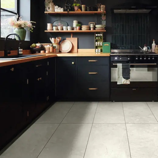 Karndean Van Gogh Bianco Breccia Marble VGT3021 Stone Tile Glue Down LVT Flooring